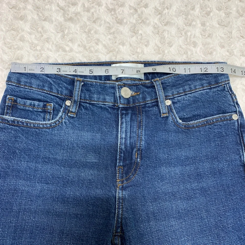 Frame Le Garcon Mid-Rise Boyfriend Jean in Othello Sz 25